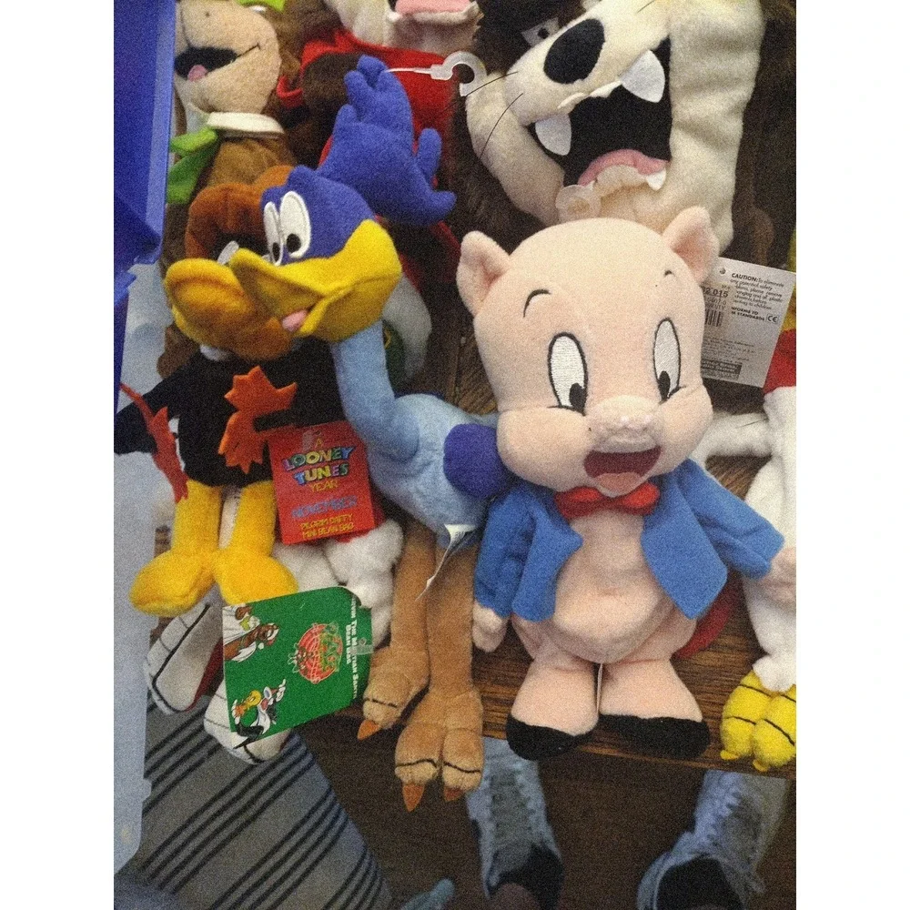 Vtg 1999 Warner Bros Studio Store Looney Tunes Mini Bean Bag Plush Lot (61)